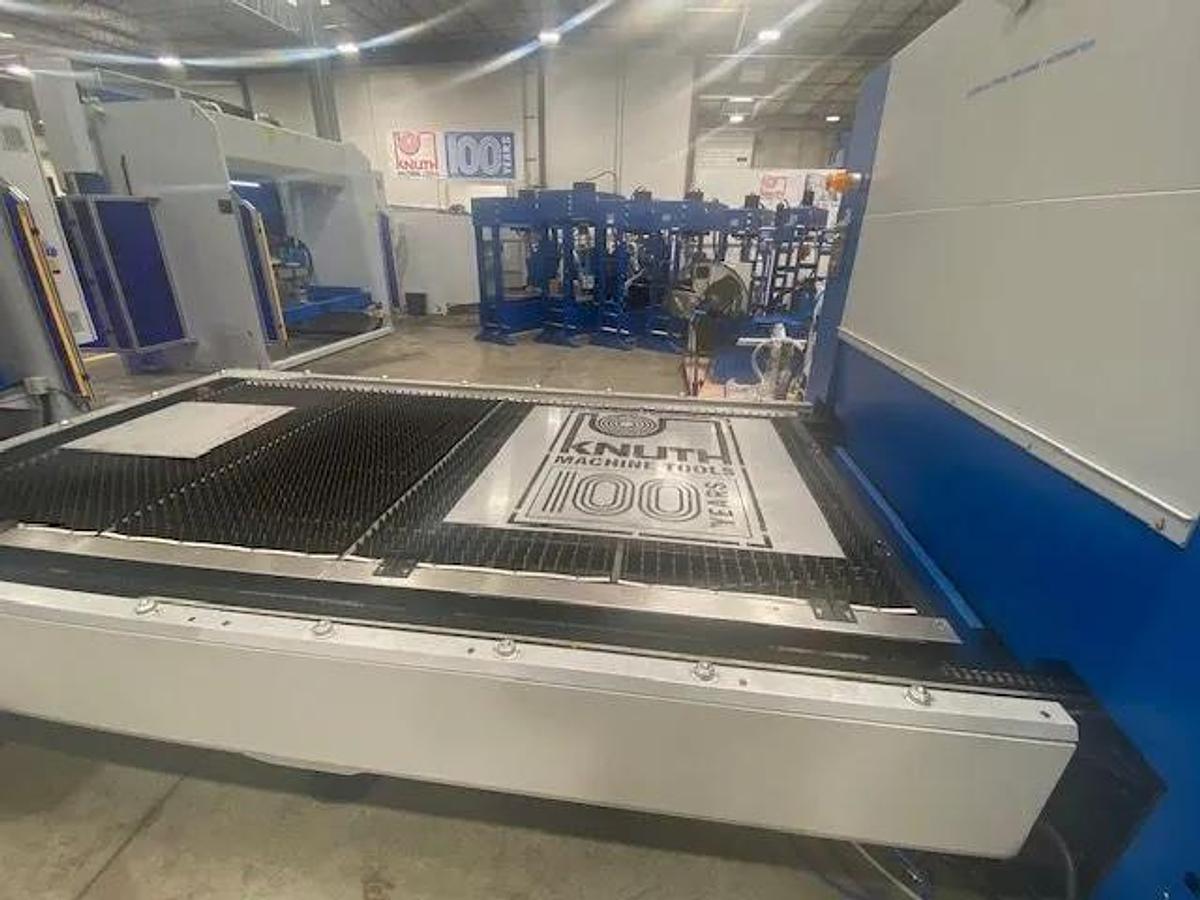 KNUTH ACE LASER 3015, 3,000 watt IPG laser, PRECITEC Light Cutter 2.0 head, machine has 2 year warranty