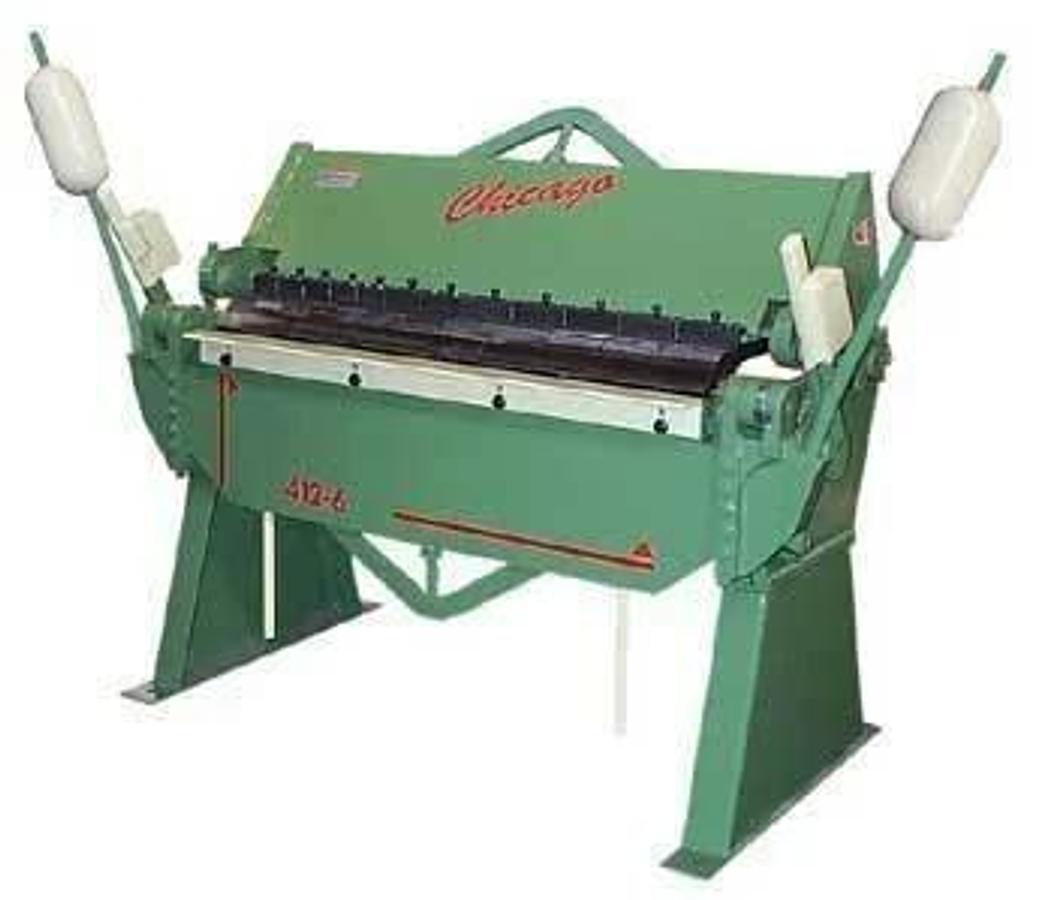 CHICAGO DREIS & KRUMP Model BPU 412-6 (Hand) Box & Pan Brake 4' x 12 gauge