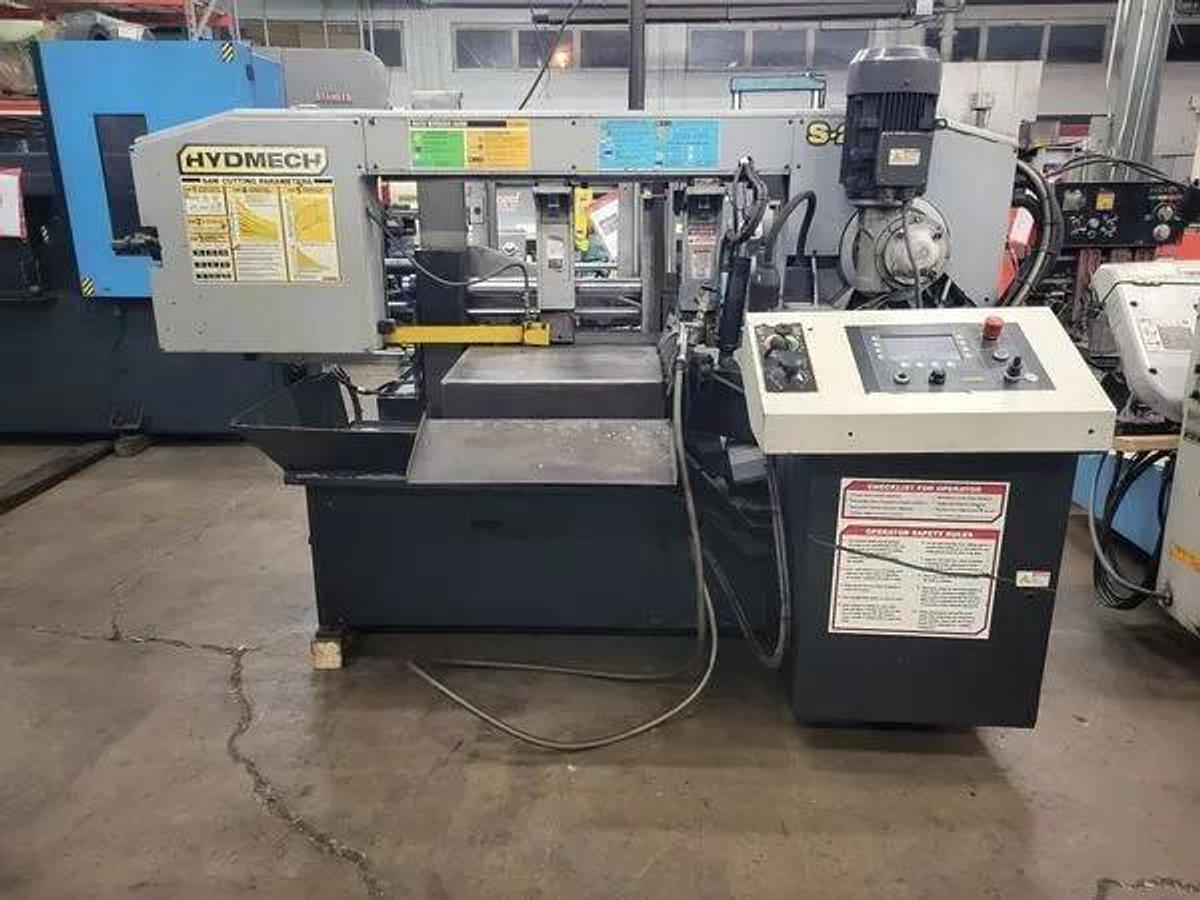Used HYD-MECH Model 23A, Programmable up to 100 jobs, On demand hydraulics, Overhead bundle clamping