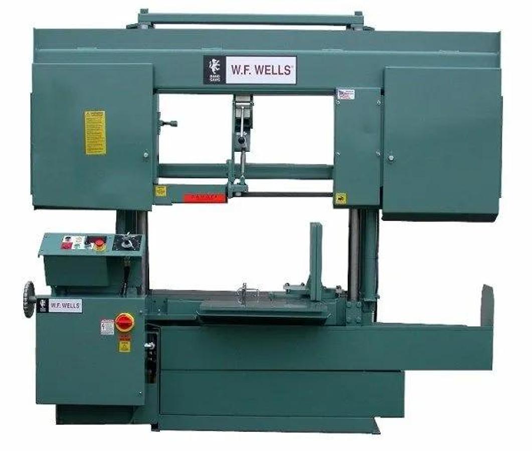 W.F. Wells Horizontal Twin Column Semi-Automatic Bandsaw Model H2024-3C 19.5" x 24" capacity