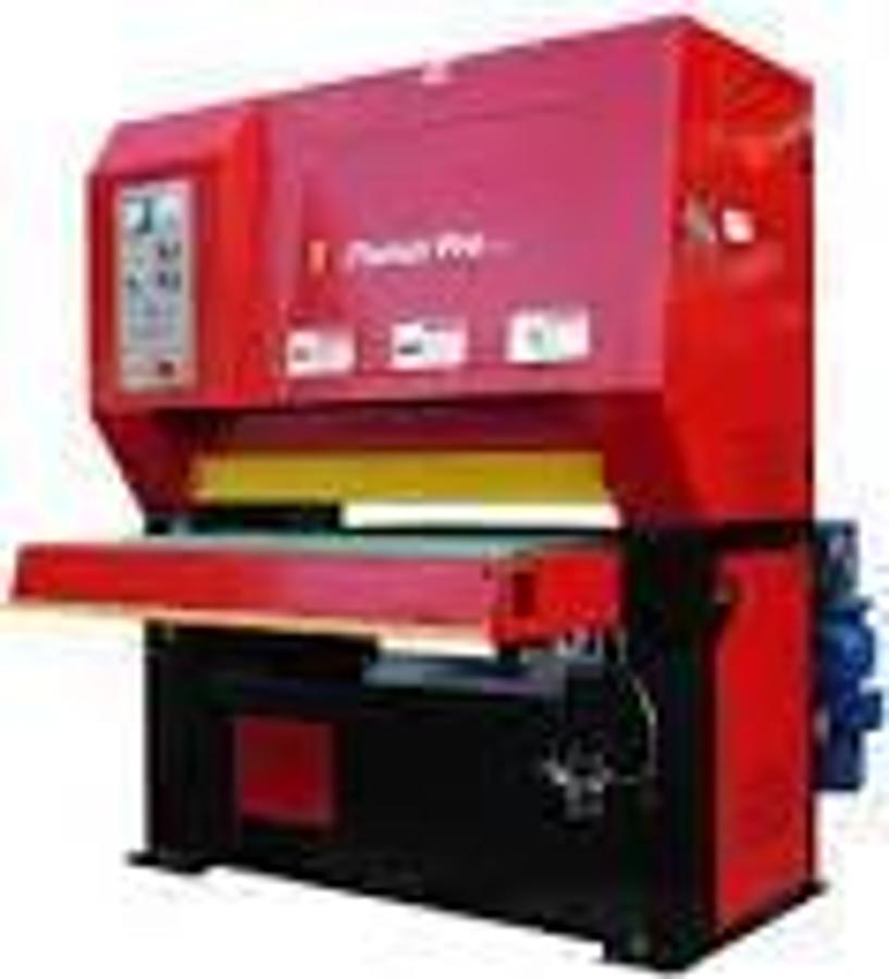 GMC Finish Pro Model FP-4075 Dry Type Line Sander/Deburring/Finishing machine. 40" x 75" Capacity.