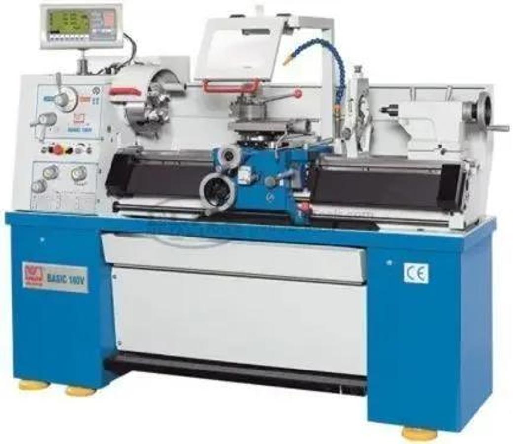 KNUTH Basic 180V Lathe, 14 x 40", 5 Year Parts Warranty,, 3 axis position indicator, 2 speed ranges.