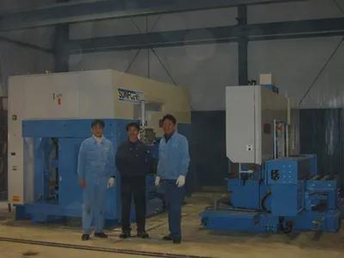 Used DAITO High Speed Drill for Structural Steel Model SDNFC 050 40" X 20" Capacity, 3 Spindles