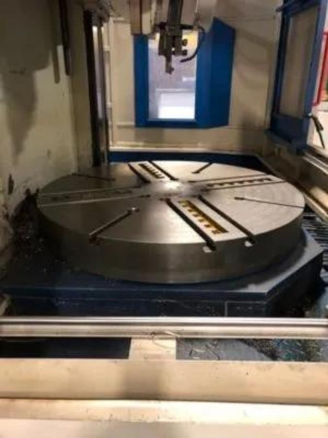2015 KNUTH VERTURN VDM 1600 CNC, 55" Chuck/Table 63" Swing. 47" Max Height, 4 Position Turret, Siemens 828 SL CNC