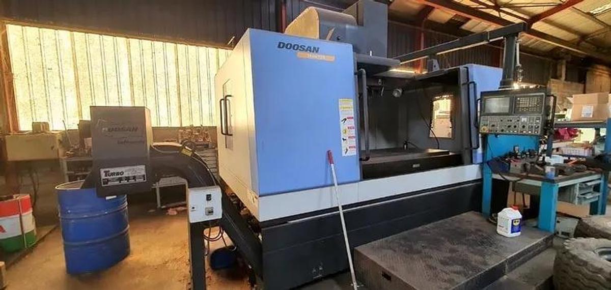 Used 2008 DOOSAN MYNX Model 750, Travels: X= 59.06", Y=29.92", Z= 25.59", 12,000 RPM, BT40, 30 Tool ATC