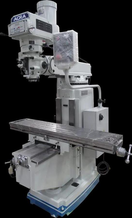 ACRA 5V Variable Speed Vertical Knee Mill Model AM5V 12.5" x 58" Table