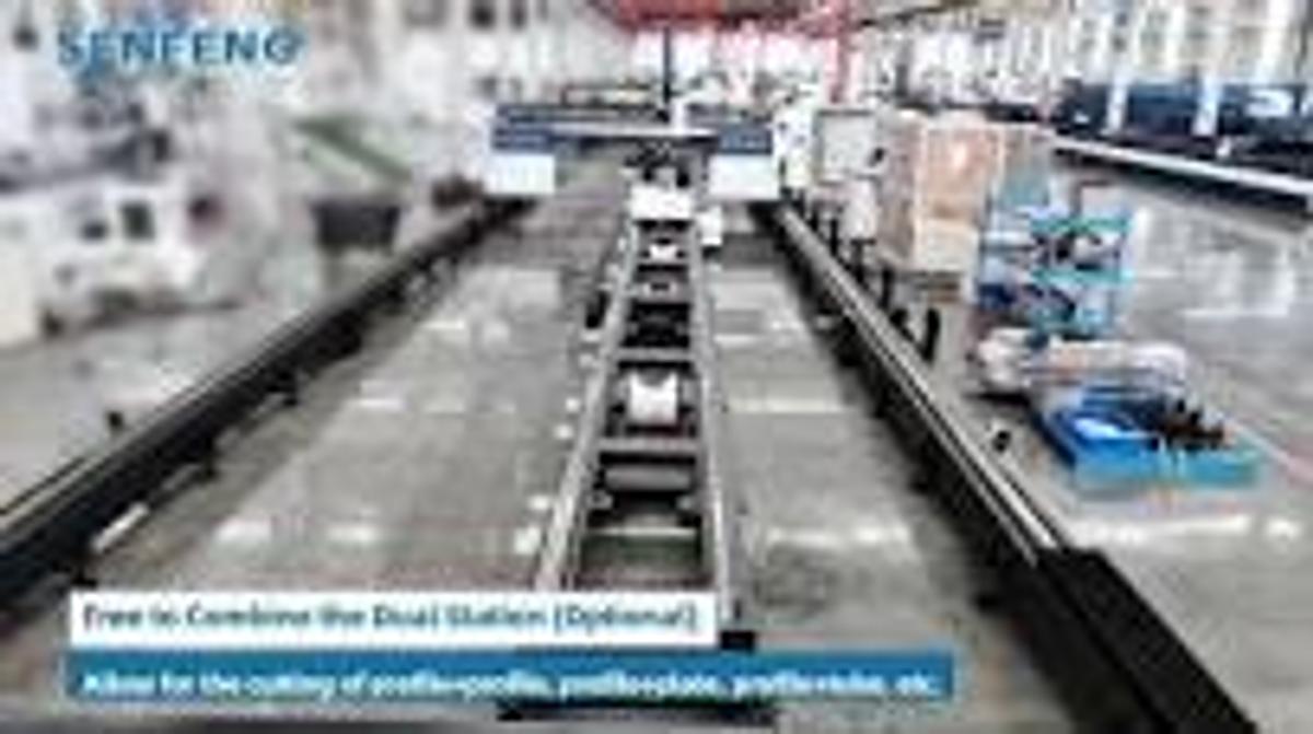 2025 SENFENG Model SF 1500CH, Large H-Shaped (I Beam) Steel Cutting Laser Production Line