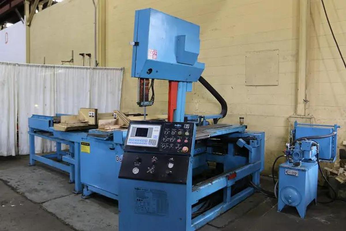 Used 2003 DOALL Vertical Bandsaw Model TF-2025NC Capacity 20" x 25"