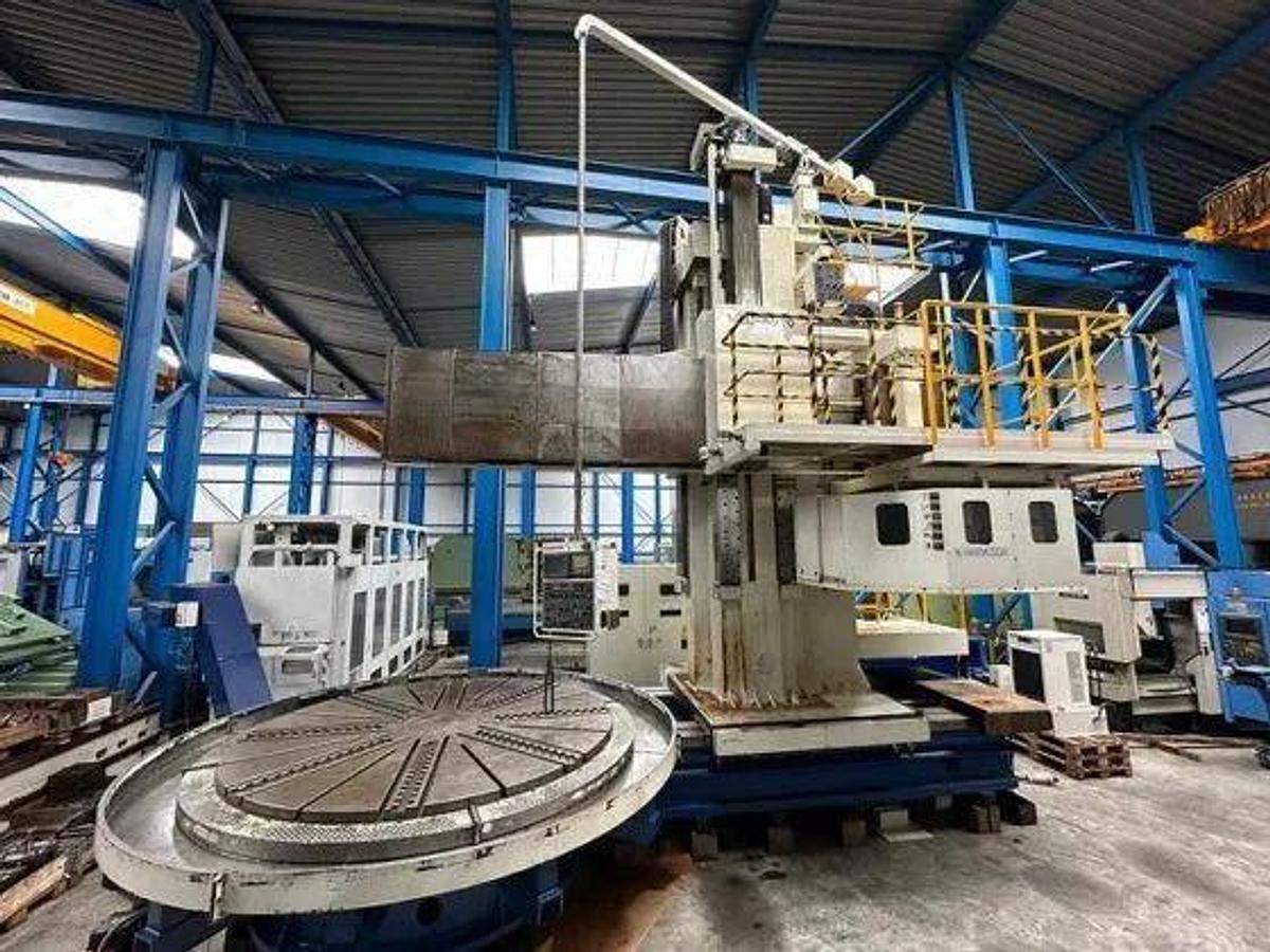 Used HANKOOK CNC VTL Model VLC 30/70 w/ 24 ATC, & C axis & live tools, Under Power, 2016 Refurb