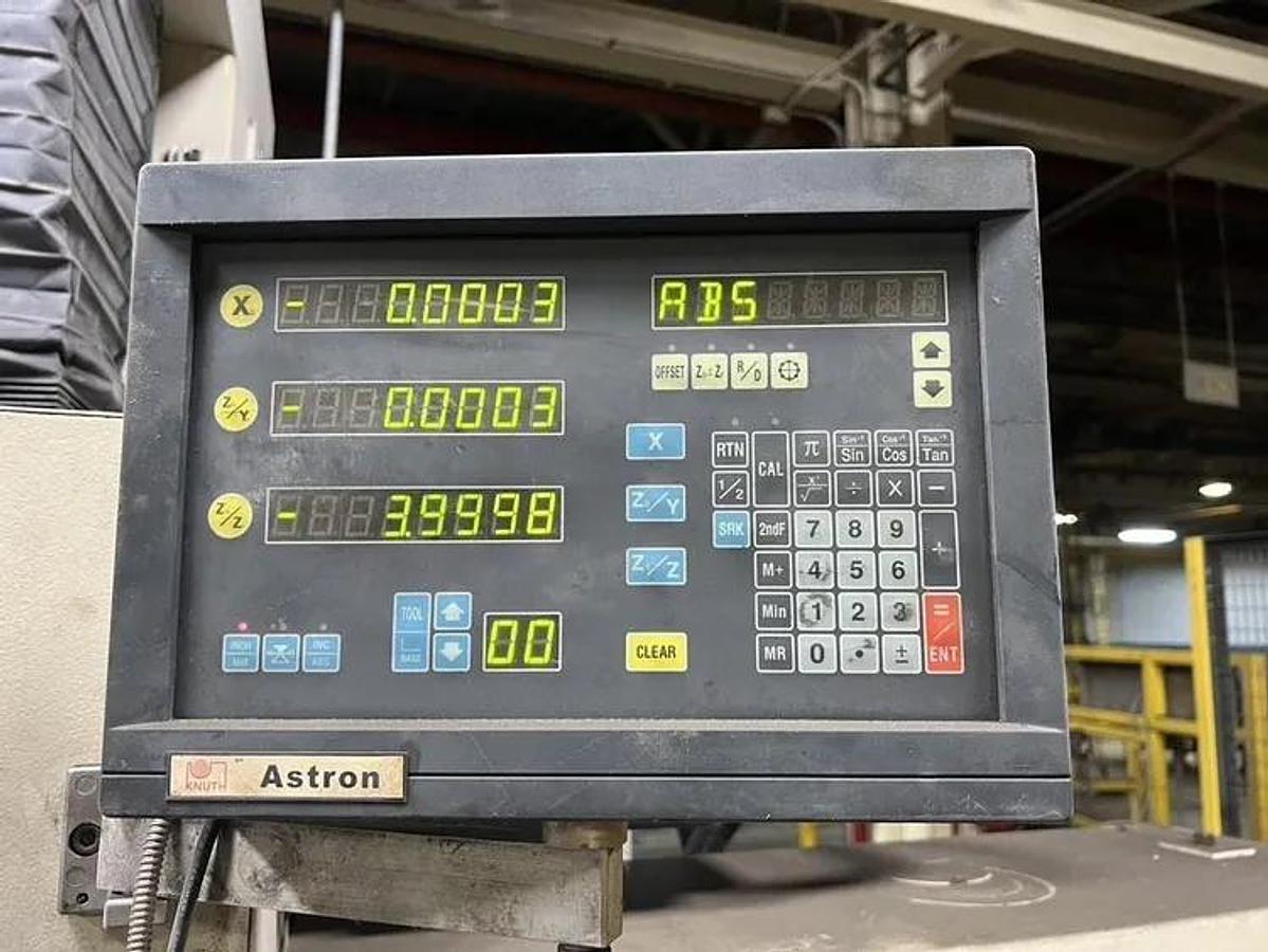2009 KNUTH Model BO 110 CNC Horizontal Boring Mill 4.33" Spindle Dia., Table 43" x 38"