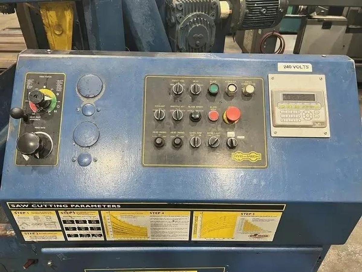 2000 Used HYD-MECH 16" X 25" Automatic Horizontal Bandsaw Model M-16A