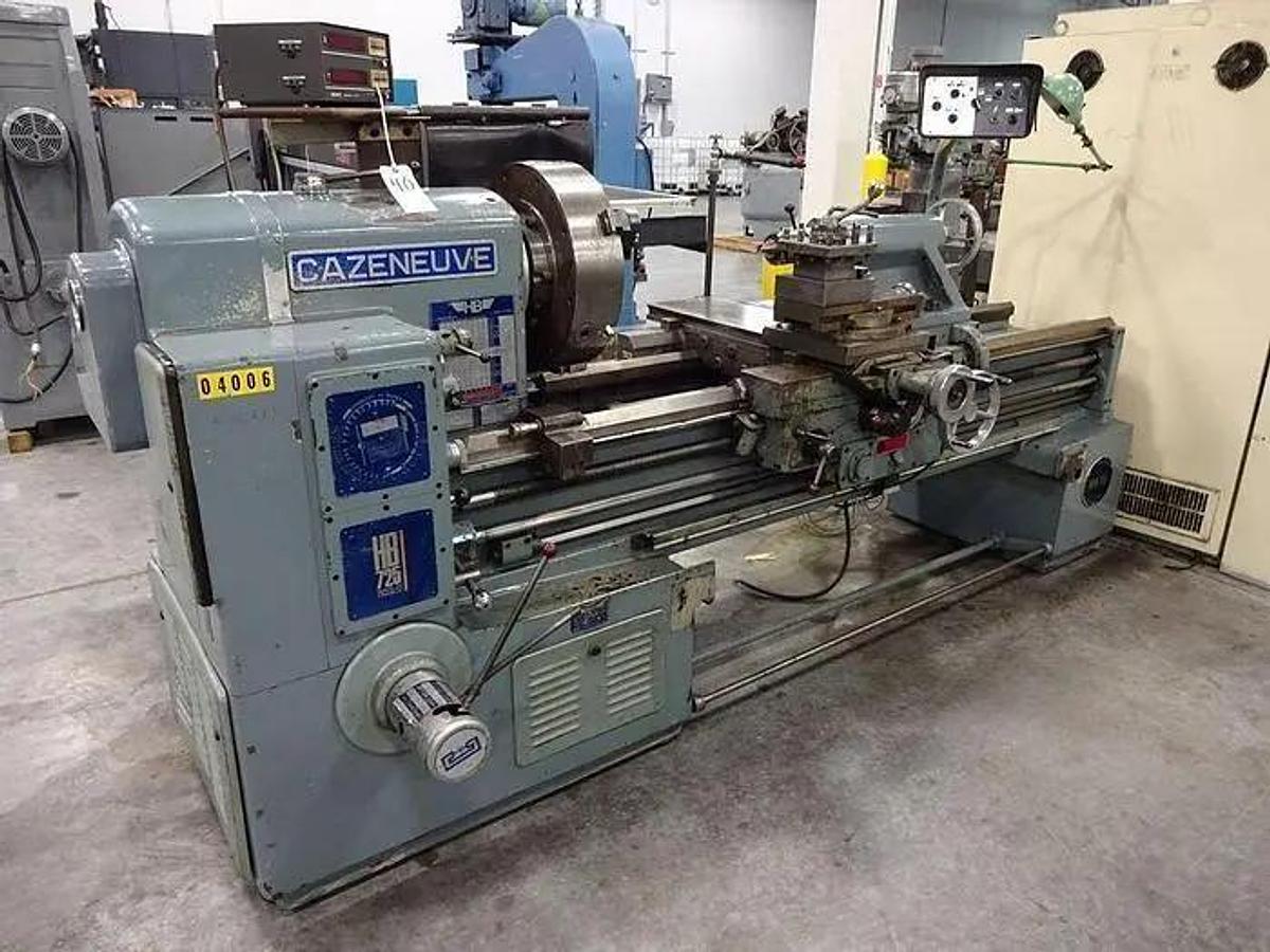 CAZENEUVE Model HB725 Engine Lathe with Inch/Metric Threading, Swing 28" x 60" CC