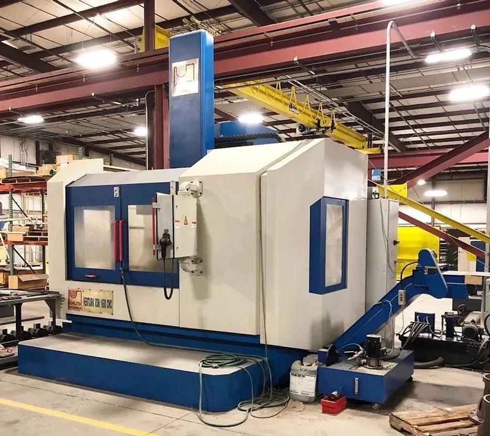 2015 KNUTH VERTURN VDM 1600 CNC, 55" Chuck/Table 63" Swing. 47" Max Height, 4 Position Turret, Siemens 828 SL CNC