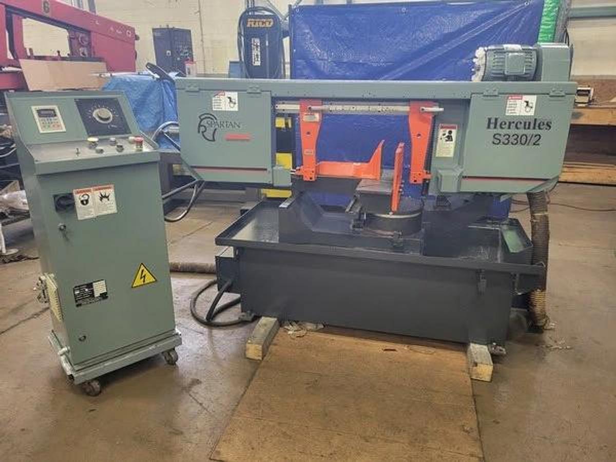 Used MARVEL/SPARTAN Hercules Model S-330/2 mitering, horizontal bandsaw.12" x 18"