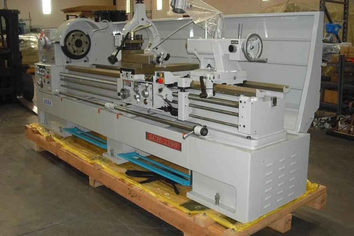 ACRA Engine Lathe Model 2290 ACH, Swing 22" x Centers 90" New Mazak-Type Model