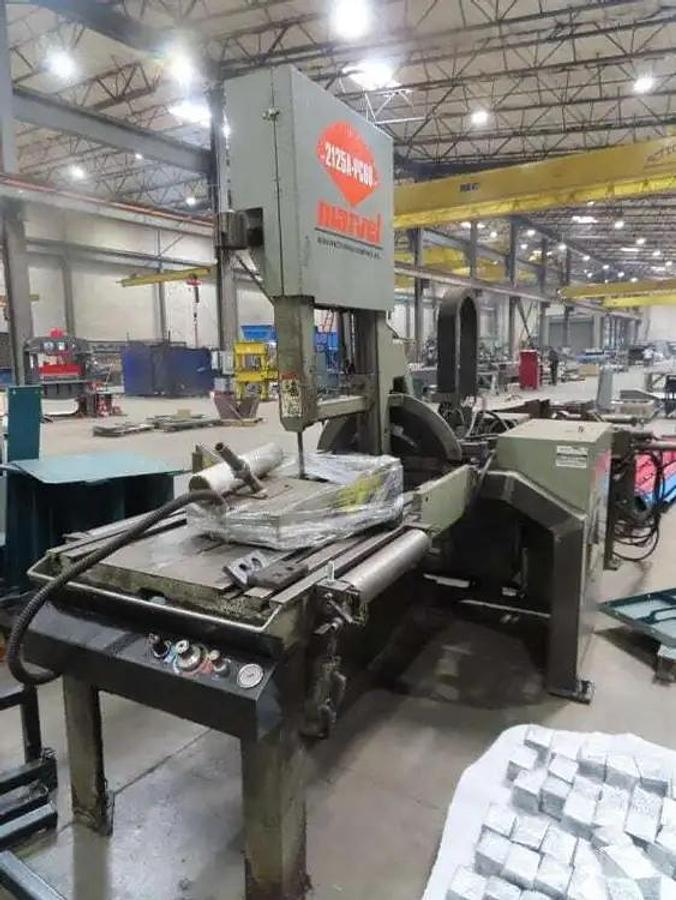 2006 MARVEL AUTOMATIC VERTICAL TILT-FRAME BANDSAW Model 2125A-PC3S-60