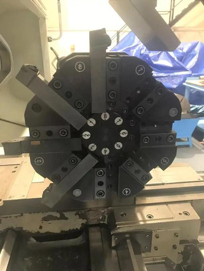 HANKOOK 7NB x 4000 CNC Lathe with FANUC 21T Control