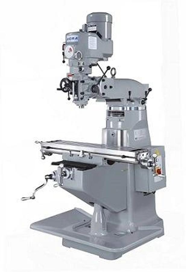 ACRA 9" x 42" Table Variable Speed Vertical Mill - LCM-42 (AC Inverter) w/Acu-Rite MillPwr 2 axis CNC
