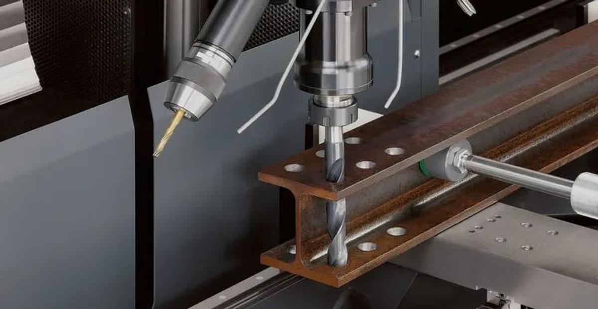 Used ELUMATEC SBZ130, 3 Axis Profile Machining Center, Turret w/8 tools, German Engineering