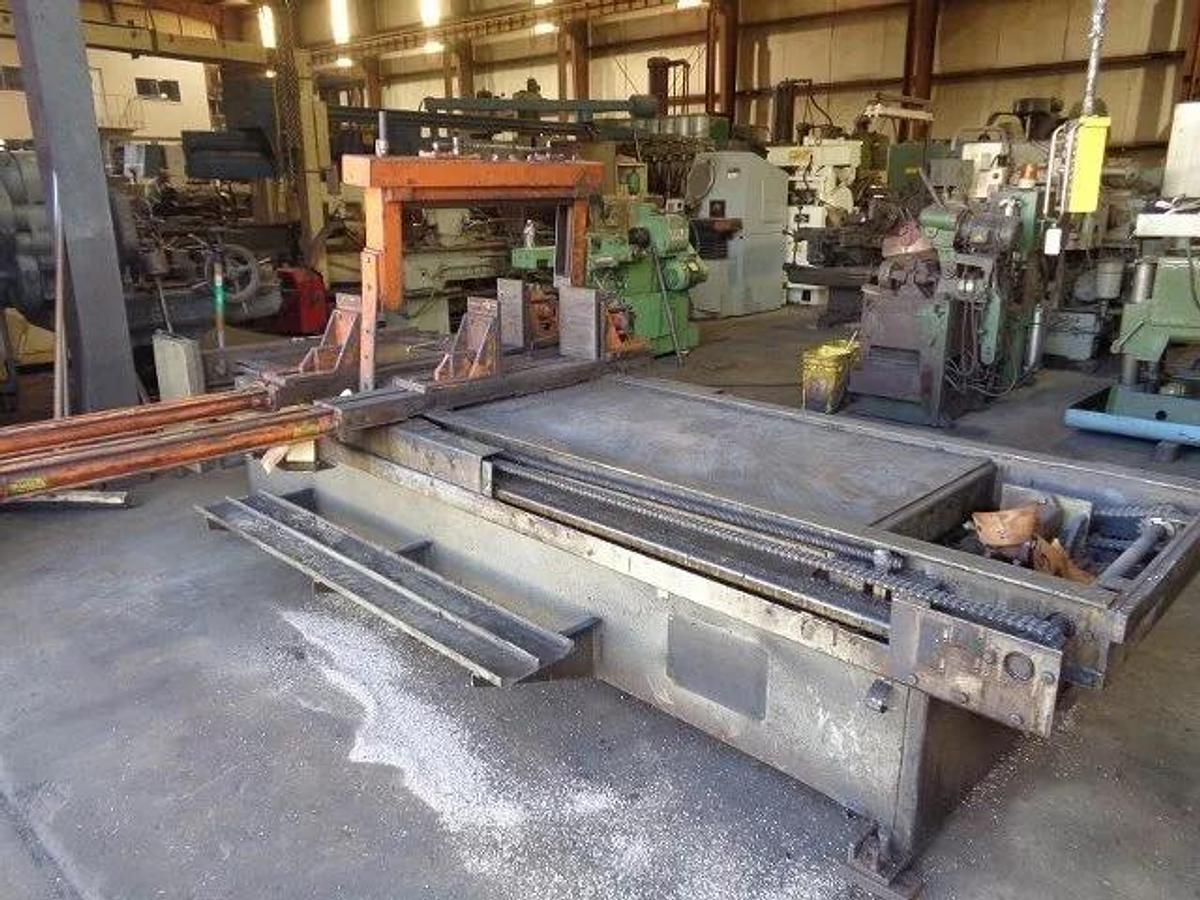 18" x 27" HEM #F130HA-DC DOUBLE COLUMN PROGRAMMABLE AUTO. HORIZONTAL BAND SAW, 1996