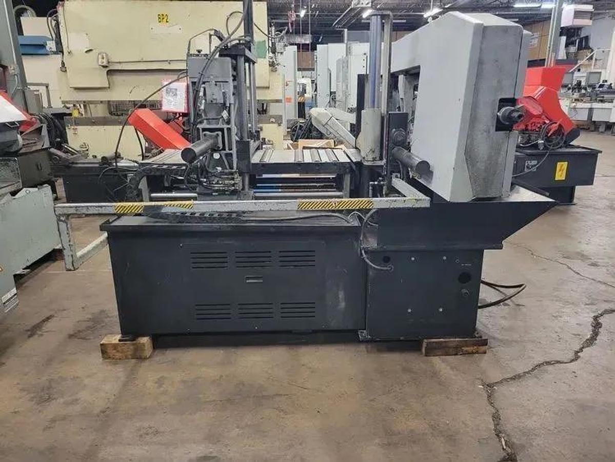 Used HYD-MECH Model 23A, Programmable up to 100 jobs, On demand hydraulics, Overhead bundle clamping
