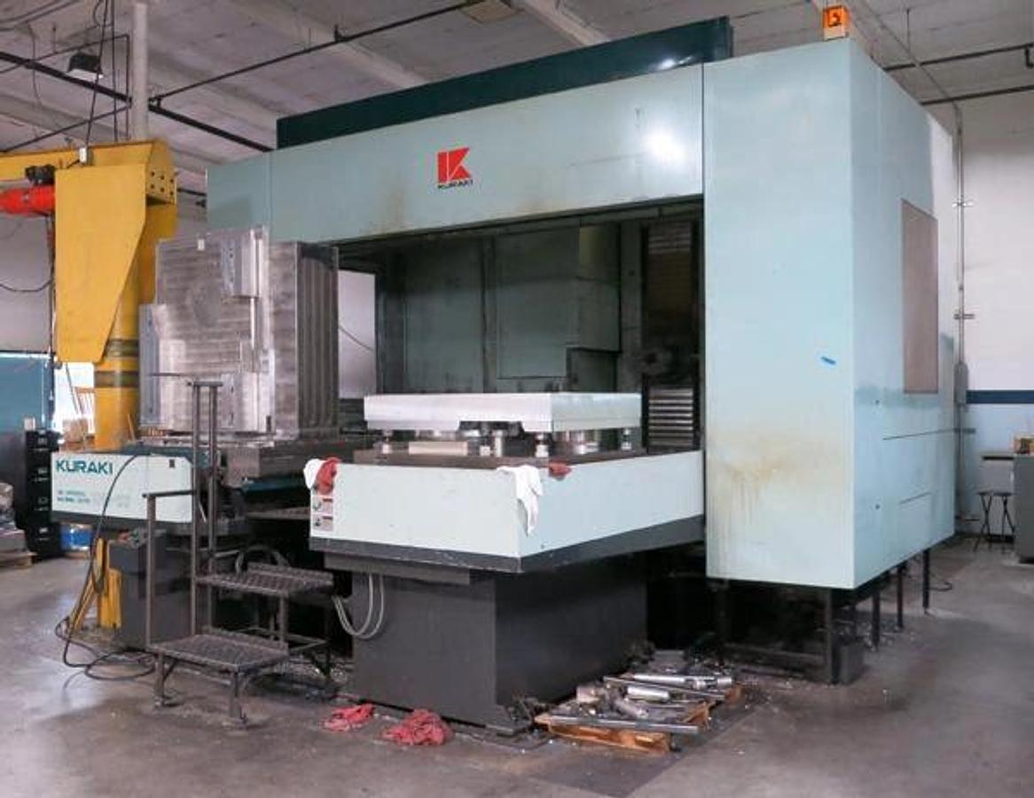 Used 1998 KURAKI Model KHM 125 Horizontal Machining Center w/ 50" x 50" pallets