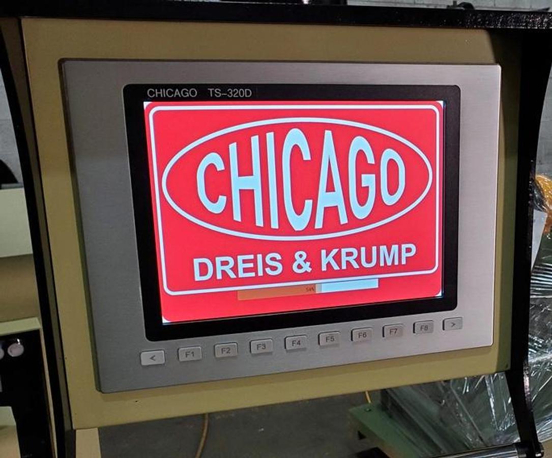 CHICAGO DREIS & KRUMP Model HPB 4015 Hydraulic Press Brake w/10" Touch Screen