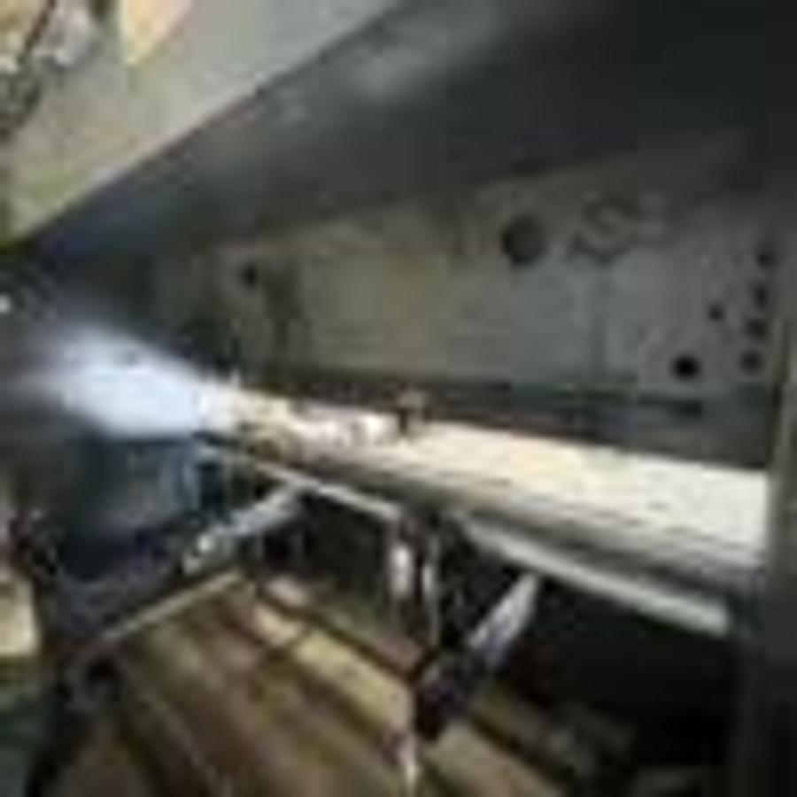 Used 2011 STANDARD INDUSTRIAL Press Brake Model AB-400 Ton 12', Flush Floor Mount, Tooling