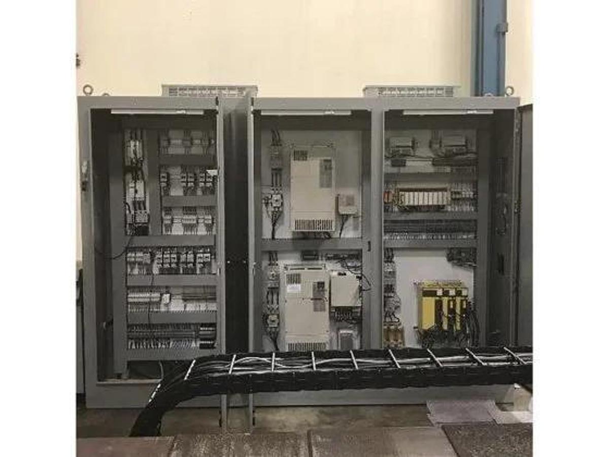 Used 2013 NAXOS CNC Multi-Axis Cycle Cylindrical Grinder with Two Workheads, 24.78" x 191"