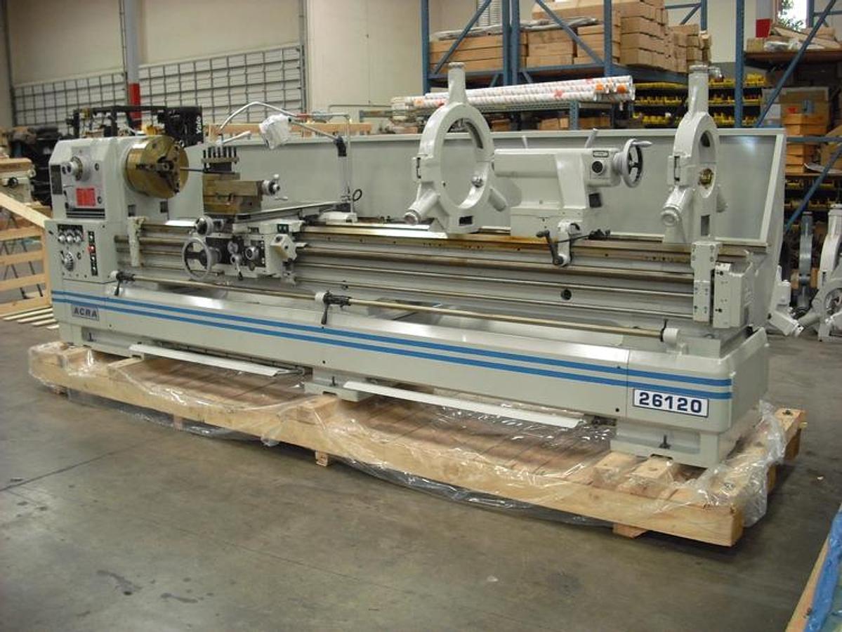 ACRA Engine Lathe Model ACH 2660 26" x 120" Capacity Made in same factory as Kingston lathes
