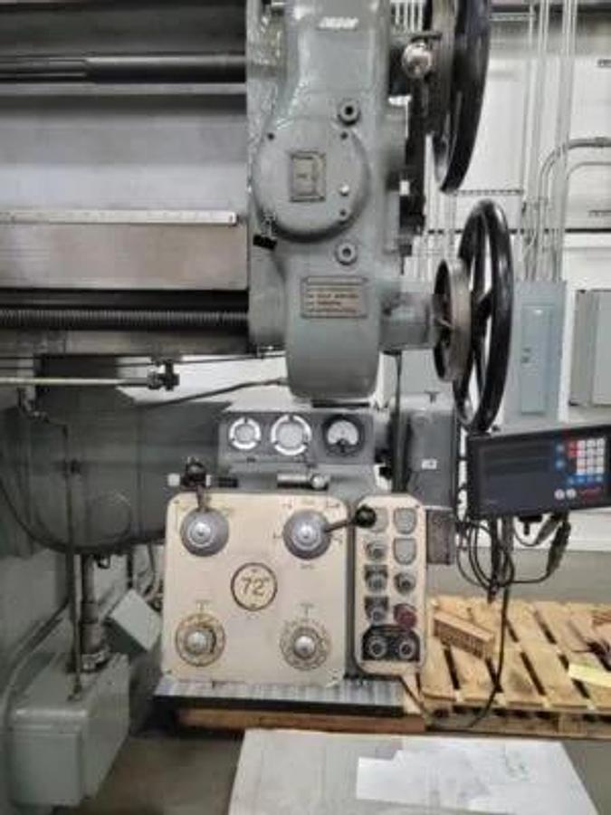 Used WEBSTER & BENNETT MODEL 72 Vertical Boring Mill