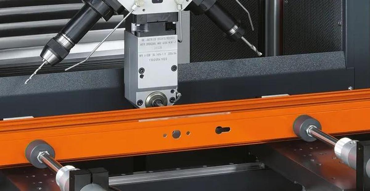 Used ELUMATEC SBZ130, 3 Axis Profile Machining Center, Turret w/8 tools, German Engineering