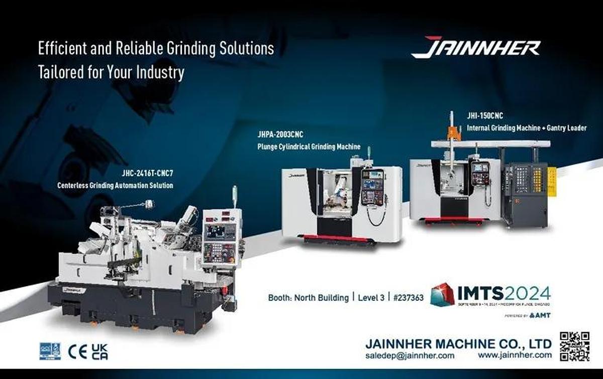 NEW JAINNHER CNC Cylindrical Grinding Machine Model JHU-3510CNC (NEW; IN STOCK)