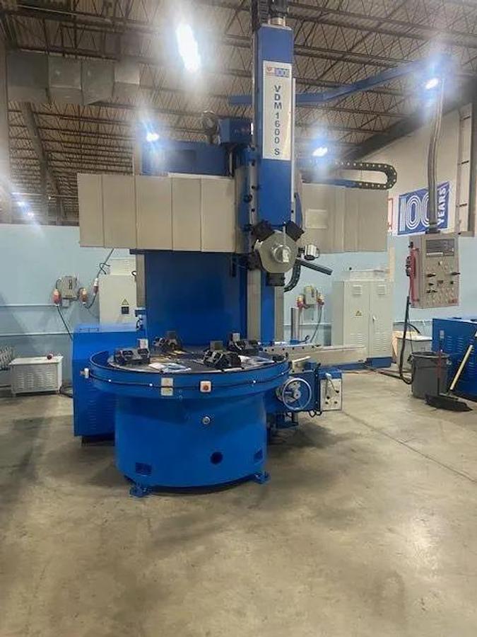 KNUTH VDM 1600S Vertical Turret Lathe, Manual, 55" Table; 63" Swing