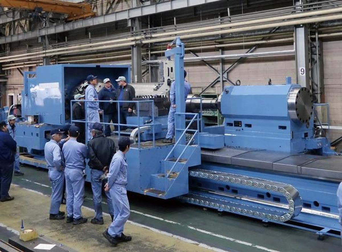 DAINICHI CNC Roll Turning Engine Lathe Model DR112