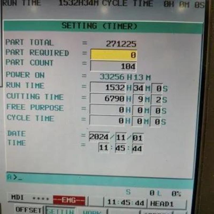 Used 2012 DOOSA PUMA 2100MS Live Tool CNC Lathe, 8" Chuck on Main; 6" Chuck on Subspindle