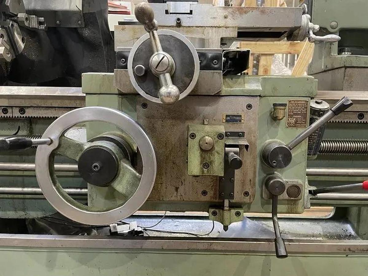 Used 2013 HWACHEON HL 580 GAP ENGINE LATHE, 23" X 60", Newall 2 axis DRO