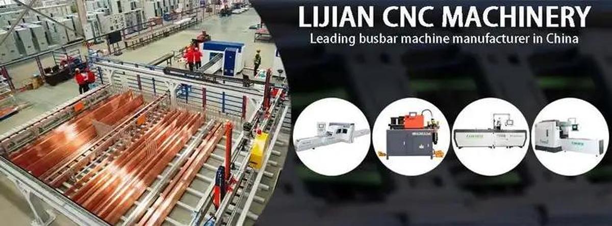 LIJIAN MODEL NC 40ZB 1200 CNC Busbar Bender, Servo Powered by Rexroth, 40 Tons, 10HP Motor