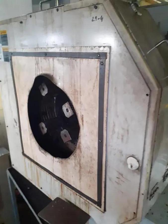 Used 2013 HANKOOK Protec 9NC X 3000 WITH 10" Bar Capacity, 120" Centers, (2)- 25" Manual Chucks, FANUC 32iTB Run Time Hours 9,738