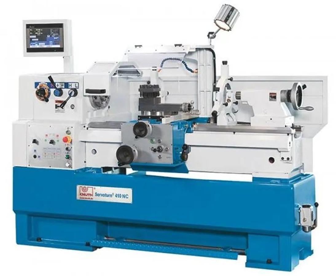 KNUTH model  Servoturn 410 NC Conversational engine lathe with Delta servocontrol