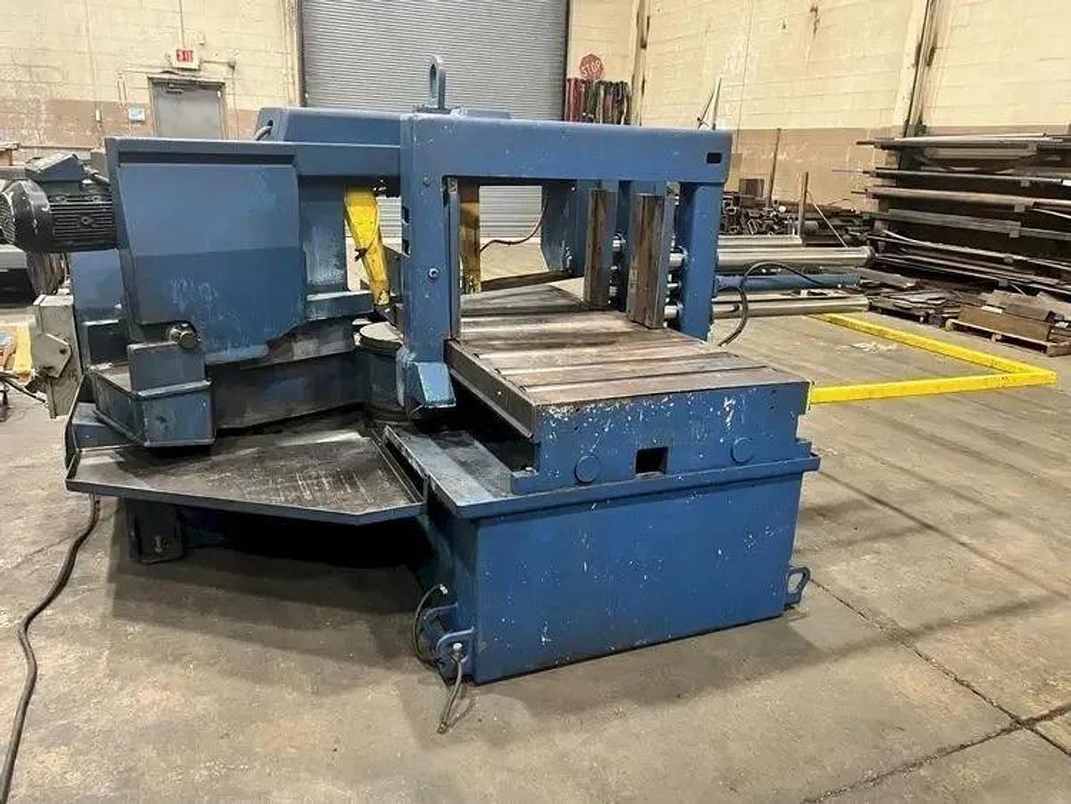 2000 Used HYD-MECH 16" X 25" Automatic Horizontal Bandsaw Model M-16A