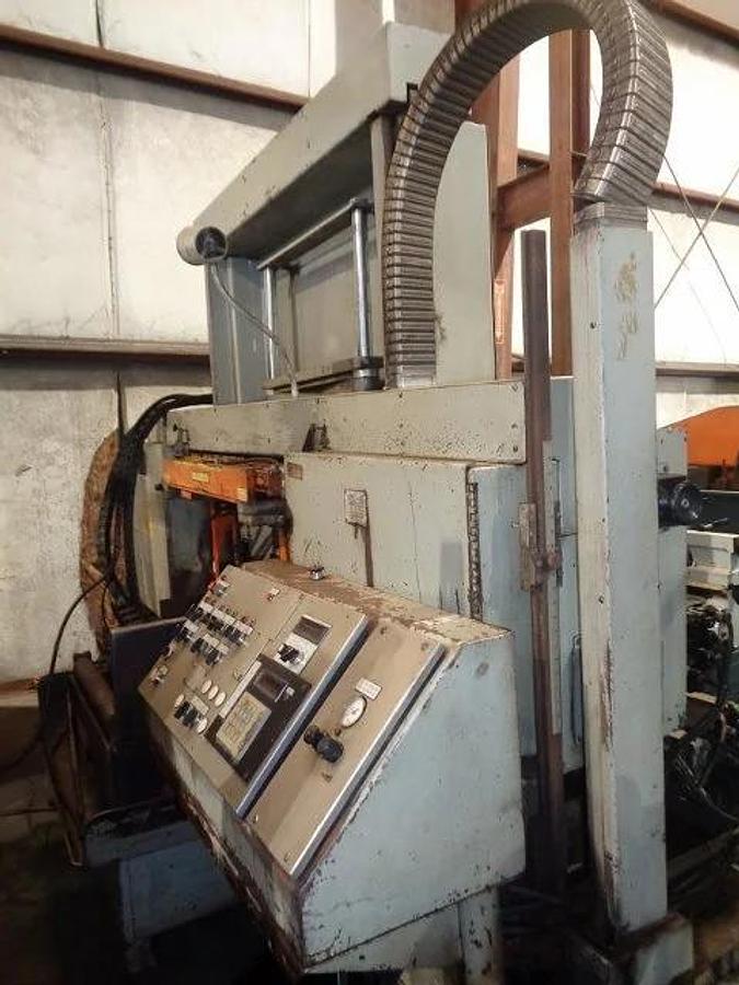 18" x 27" HEM #F130HA-DC DOUBLE COLUMN PROGRAMMABLE AUTO. HORIZONTAL BAND SAW, 1996