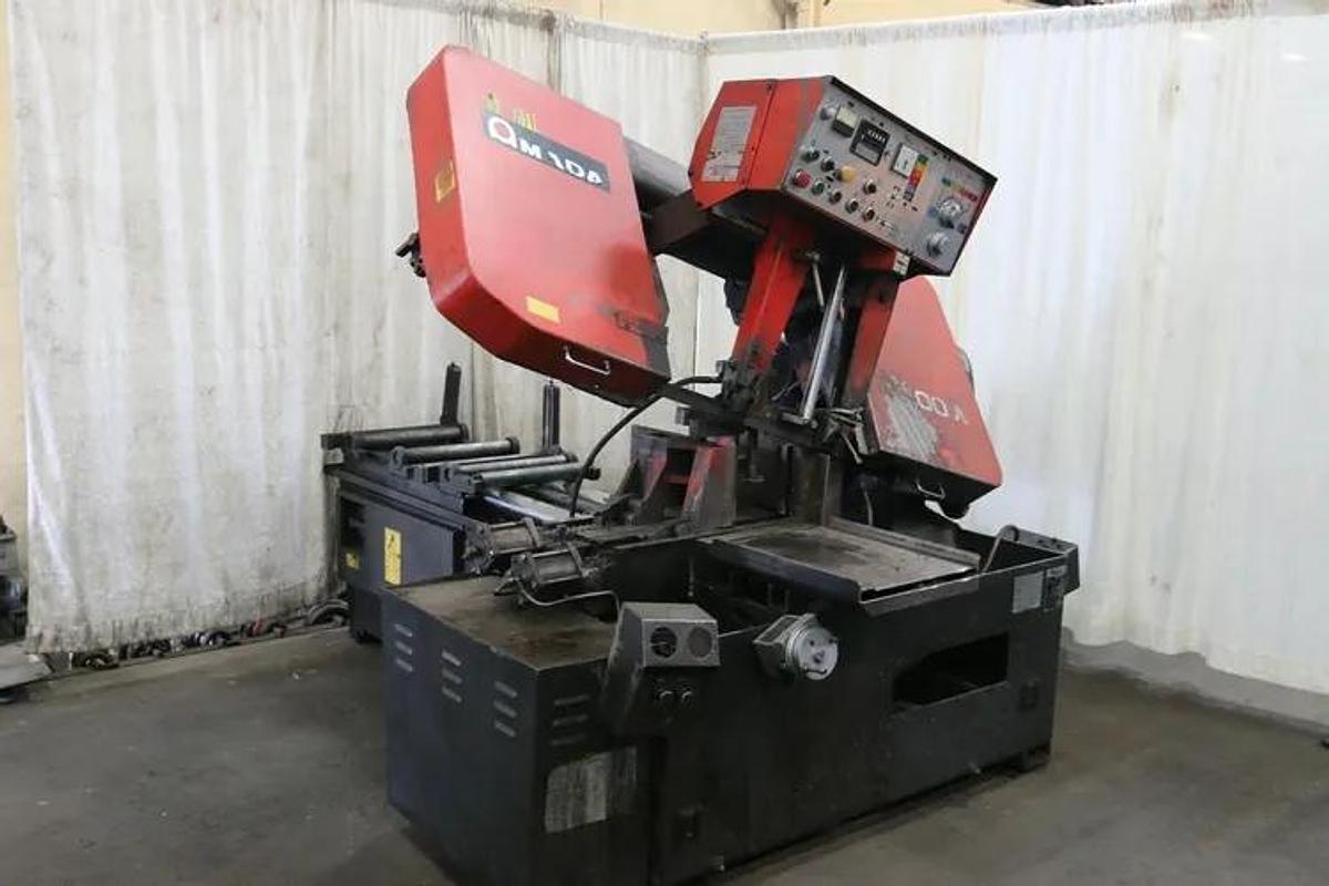 Used AMADA MODEL HA-400W AUTOMATIC HORIZONTAL SAW