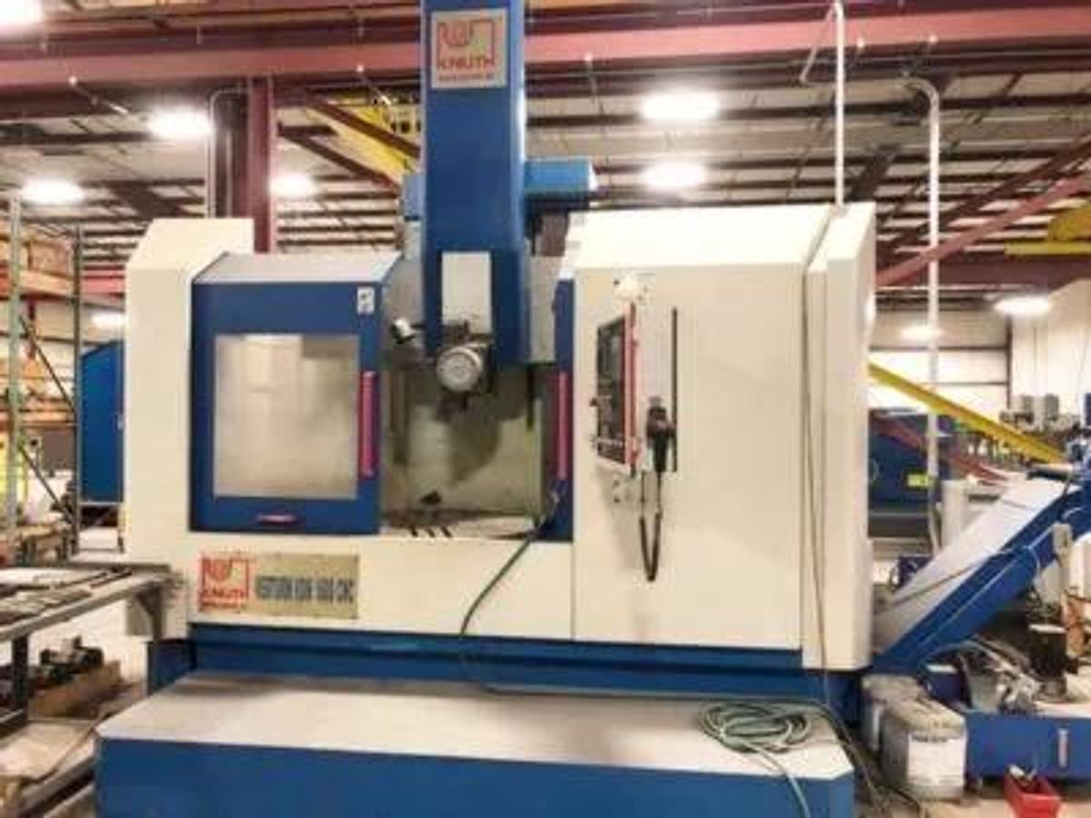 2015 KNUTH VERTURN VDM 1600 CNC, 55" Chuck/Table 63" Swing. 47" Max Height, 4 Position Turret, Siemens 828 SL CNC