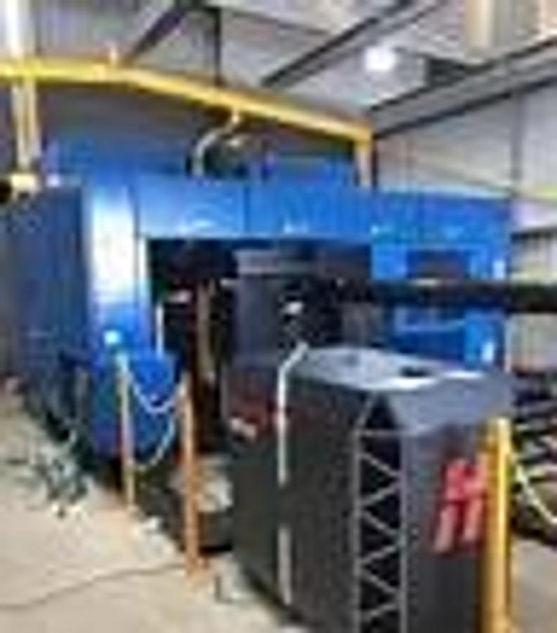 DAITO 3 Spindle Drilling, Coping Plasma Machine with Marking Model DCM 1050 for structural steel 40" x 20" Capacity