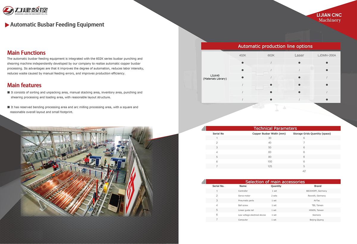 LIJIAN CNC Machinery Automatis Storage and Sorting
