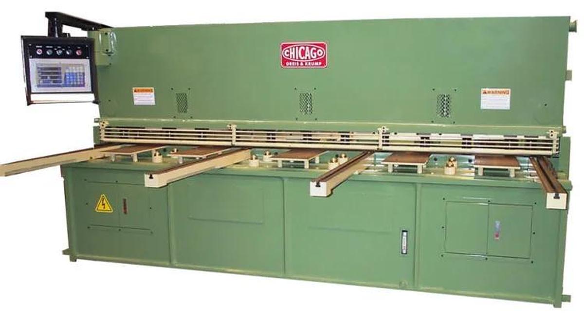 CHICAGO DREIS & KRUMP HYDRAULIC SHEARS Model HS 3165 1/4" x 10' Capacity