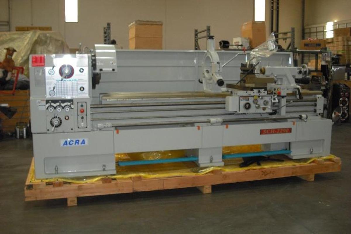 ACRA Engine Lathe Model 2290 ACH, Swing 22" x Centers 90" New Mazak-Type Model