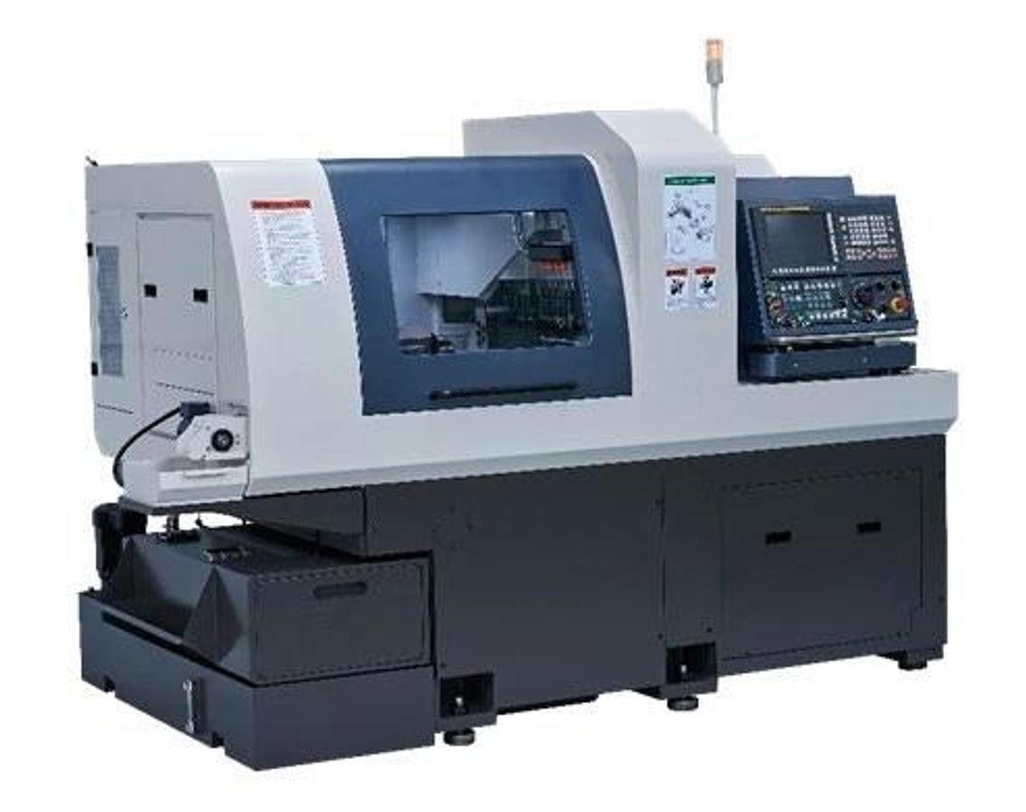 KSI Swiss 7-Axis Automatic Sliding Headstock CNC lathe Model TCM 20S Main Bore Dia 30mm; Sub-Spindle Bore Dia 20mm