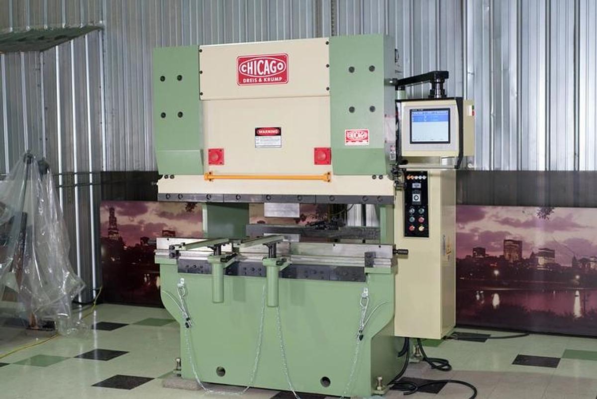 CHICAGO DREIS & KRUMP Model HPB 4015 Hydraulic Press Brake w/10" Touch Screen